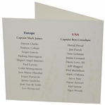 Payne Stewart Signed 1999 Ryder Cup at The Country Club Brookline Scorecard JSA #VV50085