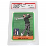 1981 Jack Nicklaus Donruss Golf Statistical Leader Golf Card PSA NM-MT 8 #30935749