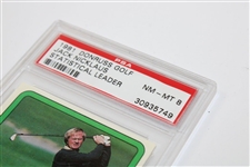 1981 Jack Nicklaus Donruss Golf Statistical Leader Golf Card PSA NM-MT 8 #30935749