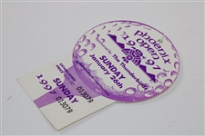 1997 Phoenix Open Final Day Full Ticket #013079 - Tiger Hits Famous Hole In One!