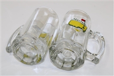 Pair of Masters Tournament Logo Handled Beer Mugs