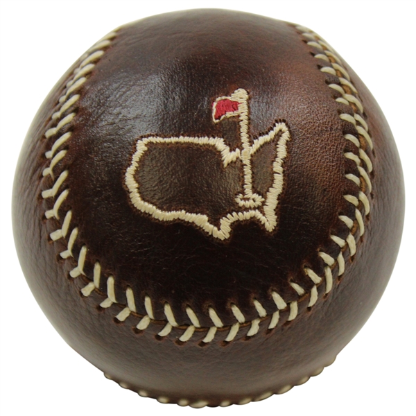 Masters Brown Leather Berckmans Baseball with Stand & Original Packaging