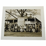 1938 Senior PGA Champ. Frank Christian Photo in Front of Augusta National Clubhouse with 1974 Prov. Letter