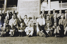 1938 Senior PGA Champ. Frank Christian Photo in Front of Augusta National Clubhouse with 1974 Prov. Letter