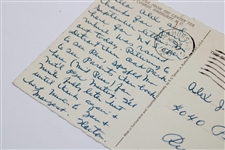 Horton Smith Signed Pinehurst No. 2 Postcard to Alex Morrison - 1949 JSA ALOA