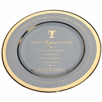 Tiger Woods & others 2022 World Golf Hall of Fame Ltd Ed Pickard Plate Induction Plate #151/400