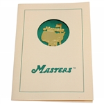 Classic Masters Tournament Gold-Tone Bookmark on Original Cardboard Backing with Card