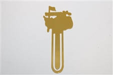 Classic Masters Tournament Gold-Tone Bookmark on Original Cardboard Backing with Card