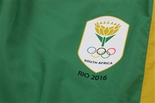 Gary Player's Personal 2016 Rio Olympics South Africa Golf Team Captain Rainjacket & Pants with Letter