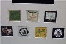 2007 US Open Championship at Oakmont CC Contestant Ltd Ed Player Gift #139/156 - Framed