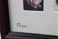2007 US Open Championship at Oakmont CC Contestant Ltd Ed Player Gift #139/156 - Framed