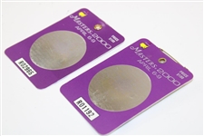 Two (2) 2000 Masters Tournament SERIES Badges - #R02965 & #R01192 - Vijay Singh Winner