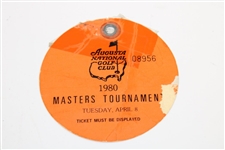1980 Masters (Tuesday) & 1987 Masters (Wednesday) Tournament Tickets