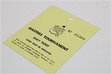 Undated Augusta National Golf Club Masters Tournament Daily Square Ticket No. 05368