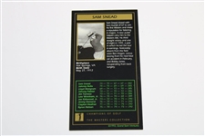 Sam Snead Signed 1993 Champions of Golf The Masters Collection '1949' Golf Card JSA ALOA