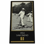 Sam Snead Signed 1993 Champions of Golf The Masters Collection 1954 Golf Card JSA ALOA