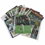 Big 3 Palmer, Nicklaus, & Player plus Nine (9) others Signed Golf World/Magazine Pages JSA ALOA