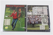 Big 3' Palmer, Nicklaus, & Player plus Nine (9) others Signed Golf World/Magazine Pages JSA ALOA