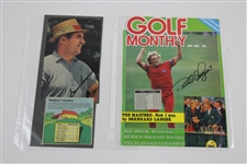 Big 3' Palmer, Nicklaus, & Player plus Nine (9) others Signed Golf World/Magazine Pages JSA ALOA