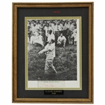 Seldom Seen 1948 Masters Champion Claude Harmon Signed Photo Display - Framed JSA #XX48163
