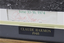 Seldom Seen 1948 Masters Champion Claude Harmon Signed Photo Display - Framed JSA #XX48163