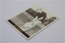 Moe Norman Signed Famous Golfers of the 40's & 50's Golf Card #23 JSA #UU13677