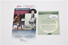 Moe Norman Signed Famous Golfers of the 40's & 50's Golf Card #23 JSA #UU13677