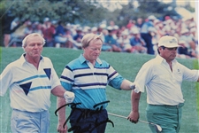 Arnold Palmer, Jack Nicklaus & Lee Trevino Signed Magazine Page JSA #XX48166