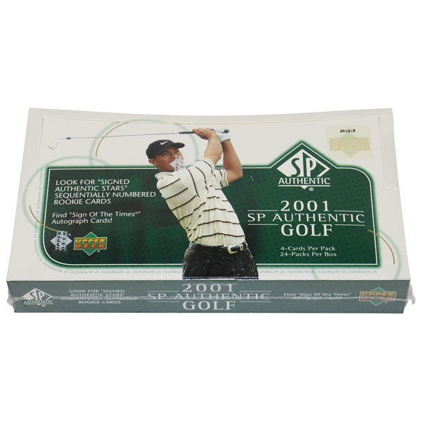 Sealed Unopened 2001 Upper Deck SP Authentic Full Box #915746 of 24 Packs - Sign of the Times & more