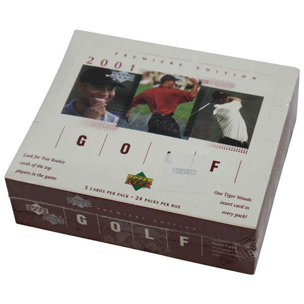 Sealed Unopened 2001 Upper Deck Premiere Edition Full Box of 24 Packs - #1505522