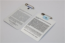 1999 & 2001 The Memorial Tournament Patron Series Badges - Ben Hogan & Payne Stewart