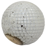Circa 1895 A-1 Black Mesh Golf Ball from Harry B. Wood/Hardison Collection - Excellent Condition