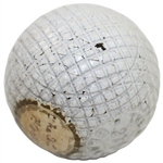 Circa 1895 A-1 Black Mesh Golf Ball from Harry B. Wood/Hardison Collection - Excellent Condition