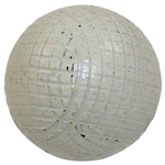 Circa 1890 Thornton 27 Super B Golf Ball from Frank Hardison Collection - Excellent Condition