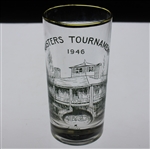 1946 Masters Tournament Clubhouse Contestant/Member Gifted Glass