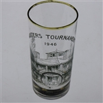 1946 Masters Tournament Clubhouse Contestant/Member Gifted Glass