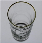1946 Masters Tournament Clubhouse Contestant/Member Gifted Glass