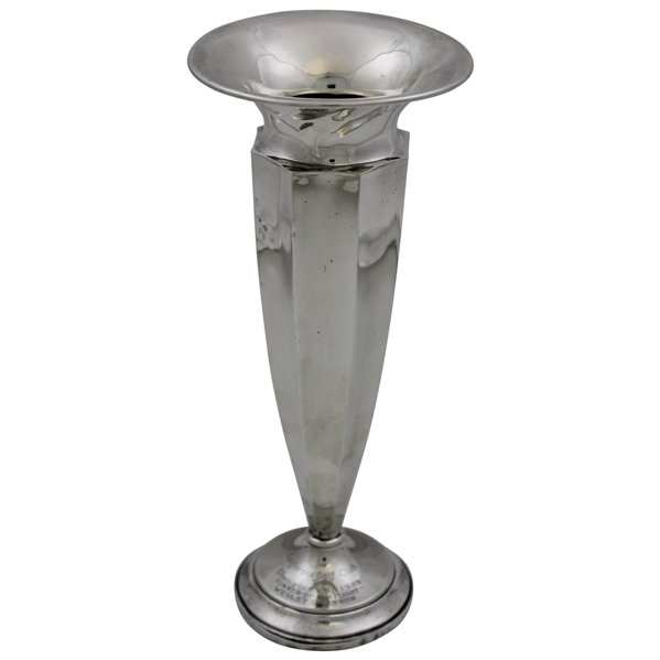 1938 California Golf Club Championship Sterling 2nd Flight Runner-Up Trophy  won by Wesley G. Cannon