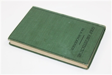 1920 'Golf Architecture' 1st Ed. Book by Dr. A. Mackenzie with Pencil Inscription from Sister Mary