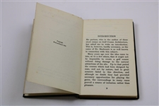 1920 'Golf Architecture' 1st Ed. Book by Dr. A. Mackenzie with Pencil Inscription from Sister Mary