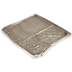 1916 Large French 'Societe de Golf de Paris' Sterling Silver Medal Awarded to E. Columbier in 1916