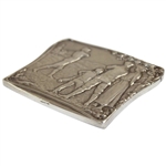 1916 Large French 'Societe de Golf de Paris' Sterling Silver Medal Awarded to E. Columbier in 1916