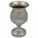 1915 Onwentsia Club Sterling Silver Goblet Members Golf Tournament Best Ball Foursome Trophy