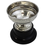 1917 Royal Portrush Sterling Silver Trophy on Plinth Won by C.R.C. Leich