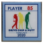 2020 Drive Chip & Putt Contestant Badge #85 - Unused Due to Canceled Event