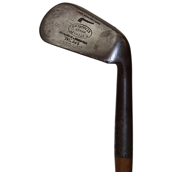 Tom Stewart St. Andrews Special Hand Forged Iron with Fred Low Head Stamp & Shaft Stamp