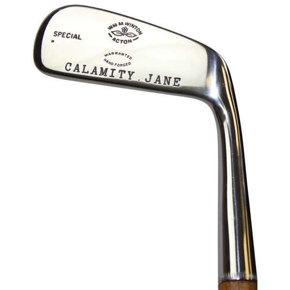 Replica Special Bobby Jones Calamity Jane Warranted Hand Forged W. M. Winton Acton Putter - Excellent Condition