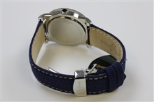 Bobby Jones SS Watch in Wooden Case with 2 Interchangeable Bands - New Battery & New with Tags