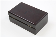 Bobby Jones SS Watch in Wooden Case with 2 Interchangeable Bands - New Battery & New with Tags