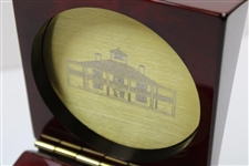 Masters 'Clubhouse' World Desk Clock in Wooden Case